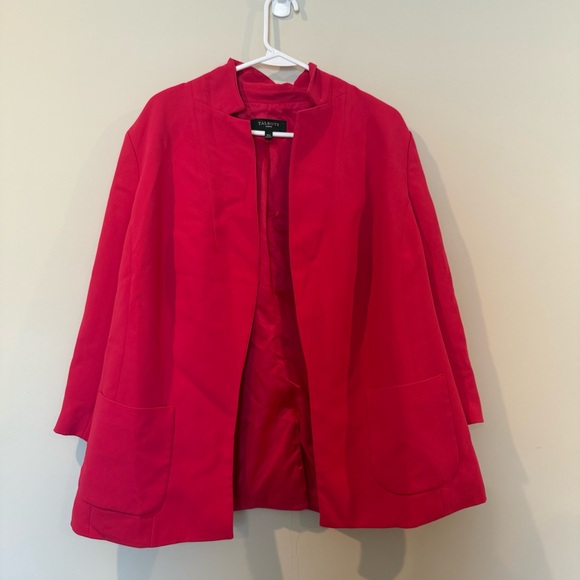 Talbots Vibrant Red Cape Jacket - Picture 1 of 12